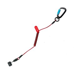 GRIPPS Coil E-Tether met dubbel vergrendelbare karabijnhaak en E-Catch (max. 0,5 kg)