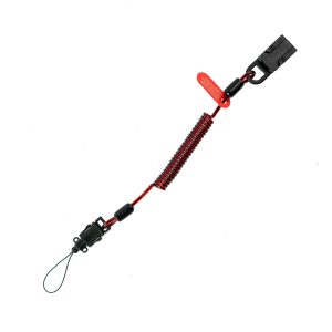 GRIPPS Coil E-Tether met poly klem (niet-geleidend)