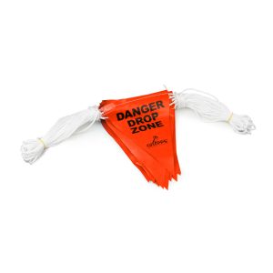 GRIPPS DANGER DROP ZONE Bunting Safety Flags On Rope