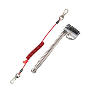GRIPPS Roestvrijstalen steiger sleutel 1/2 (24 mm) met spiraalkabel Enkelvoudige werking